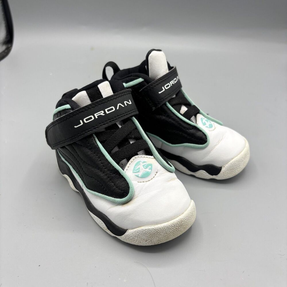 Jordan Pro Strong (TD) Sneaker Black White Tropical Twist Hook & Loop Size 6C - Picture 3 of 7
